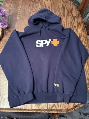 Vintage SPY Optic sunglasses hoodie Y2K Skate 90s Sweatshirt